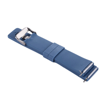 For Fitbit Versa / Versa 2 Simple Fashion Silicone Watch Strap(Blue)-garmade.com