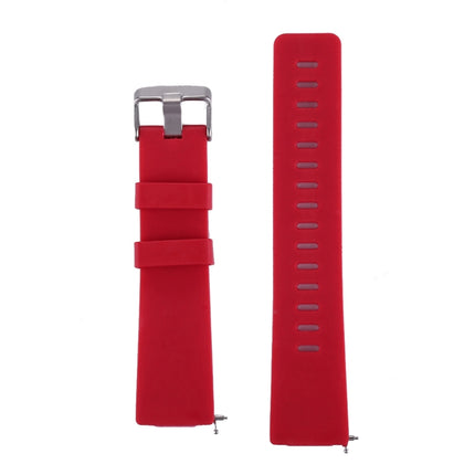 For Fitbit Versa / Versa 2 Simple Fashion Silicone Watch Strap(Red)-garmade.com