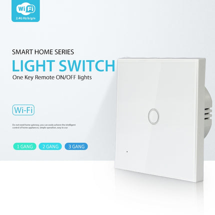 NEO NAS-SC01W Wireless WiFi EU Smart Light Control Switch 1Gang-garmade.com