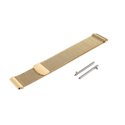 For Samsung Gear S3 Classic Milanese Loop Magnetic Stainless Steel Watchband(Gold)-garmade.com
