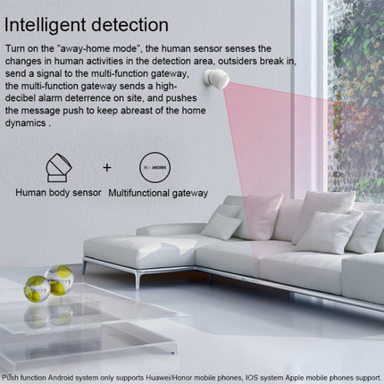Original Huawei Smart Selection Ecological Products iHORN Smart 360 Degree Rotation Human Body Sensor, Support HUAWEI HiLink-garmade.com