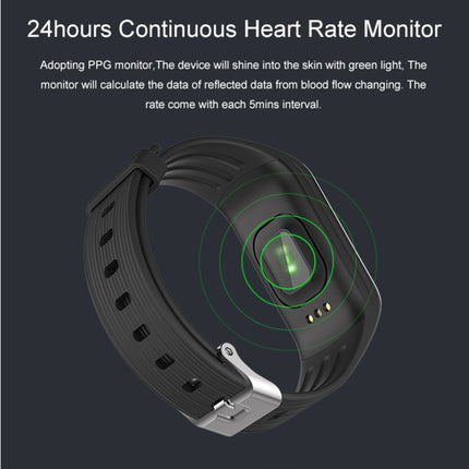 TLW B3 Fitness Tracker 0.66 inch OLED Screen Wristband Smart Bracelet, IP67 Waterproof, Support Sports Mode / Continuous Heart Rate Monitor / Sleep Monitor / Information Reminder(Black)-garmade.com