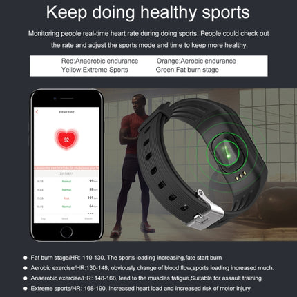 TLW B3 Fitness Tracker 0.66 inch OLED Screen Wristband Smart Bracelet, IP67 Waterproof, Support Sports Mode / Continuous Heart Rate Monitor / Sleep Monitor / Information Reminder(Red)-garmade.com