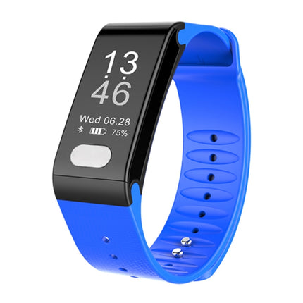 TLW T6 Fitness Tracker 0.96 inch OLED Display Wristband Smart Bracelet, Support Sports Mode / ECG / Heart Rate Monitor / Blood Pressure / Sleep Monitor (Blue)-garmade.com