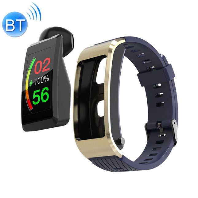 S2 1.08 inch TFT Color Screen Smart Watch, Silicone Strap ,IP67 Waterproof, Support Call Reminder /Heart Rate Monitoring/Sleep Monitoring/Blood Oxygen Monitoring/Blood Pressure Monitoring(Blue)-garmade.com