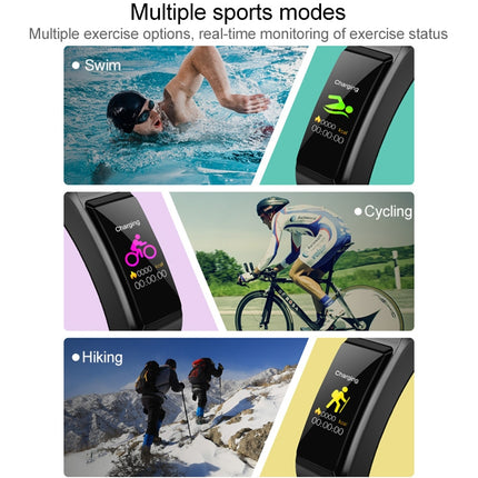 S2 1.08 inch TFT Color Screen Smart Watch, Silicone Strap ,IP67 Waterproof, Support Call Reminder /Heart Rate Monitoring/Sleep Monitoring/Blood Oxygen Monitoring/Blood Pressure Monitoring(Blue)-garmade.com