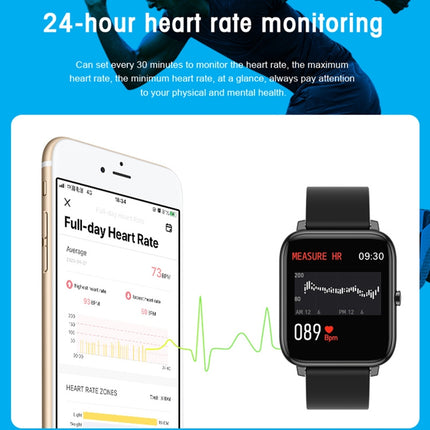 P22 1.4 inch IPS Color Screen Smart Watch,IP67 Waterproof, Support Remote Camera /Heart Rate Monitoring/Sleep Monitoring/Sedentary Reminder/Blood Pressure Monitoring (Blue)-garmade.com