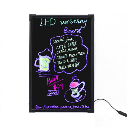 40x60cm Electronic Handwriting Fluorescent Board Glowing Advertising Blackboard-garmade.com