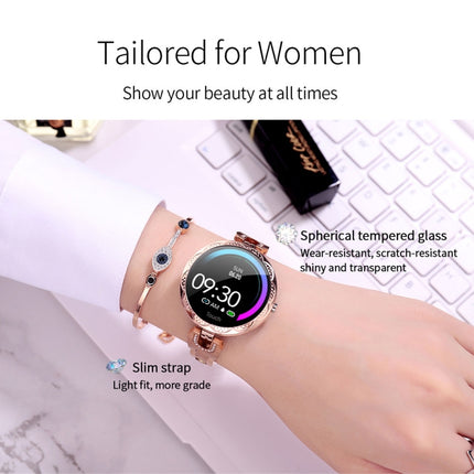 AK15 Fashion Smart Female Bracelet, 1.08 inch Color LCD Screen, IP67 Waterproof, Support Heart Rate Monitoring / Sleep Monitoring / Remote Photography (Silver)-garmade.com