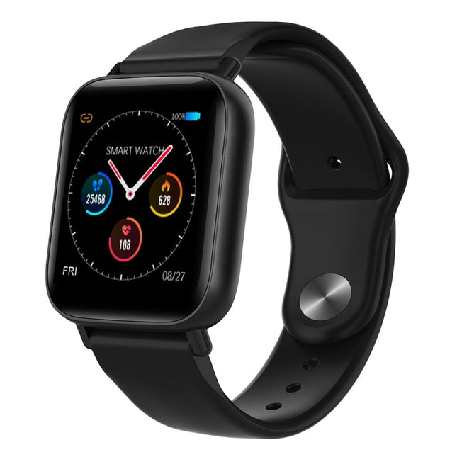 Q10 Fashion Smart Sports Watch, 1.3 inch TFT Screen, IP67 Waterproof, Support Heart Rate / Blood Pressure Monitoring / Sleep Monitoring / Sedentary Reminder (Black)-garmade.com