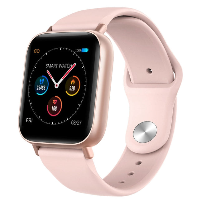 Q10 Fashion Smart Sports Watch, 1.3 inch TFT Screen, IP67 Waterproof, Support Heart Rate / Blood Pressure Monitoring / Sleep Monitoring / Sedentary Reminder (Pink)-garmade.com