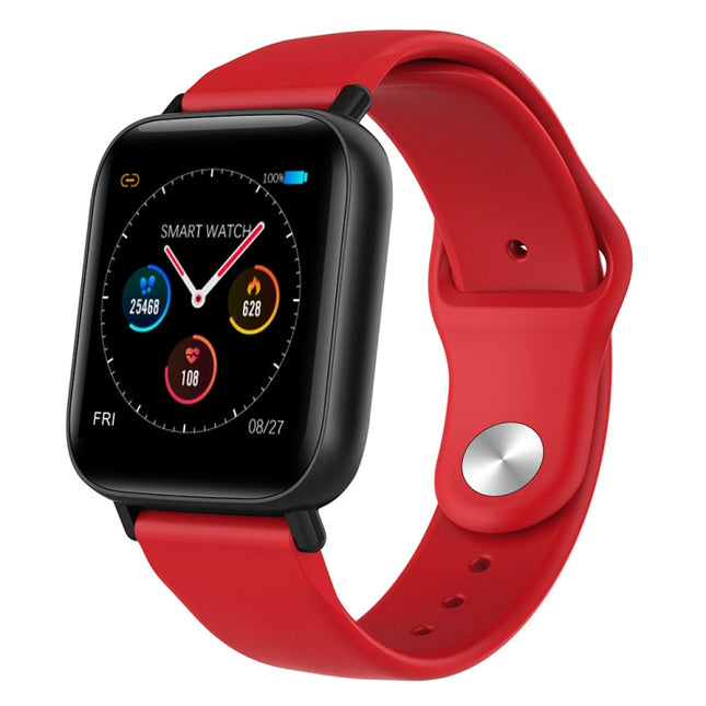 Q10 Fashion Smart Sports Watch, 1.3 inch TFT Screen, IP67 Waterproof, Support Heart Rate / Blood Pressure Monitoring / Sleep Monitoring / Sedentary Reminder (Red)-garmade.com