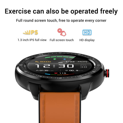 Z06 Fashion Smart Sports Watch, 1.3 inch Full Touch Screen, 5 Dials Change, IP67 Waterproof, Support Heart Rate / Blood Pressure Monitoring / Sleep Monitoring / Sedentary Reminder (Black Grey)-garmade.com