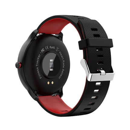 Z06 Fashion Smart Sports Watch, 1.3 inch Full Touch Screen, 5 Dials Change, IP67 Waterproof, Support Heart Rate / Blood Pressure Monitoring / Sleep Monitoring / Sedentary Reminder (Black Red)-garmade.com