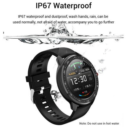 Z06 Fashion Smart Sports Watch, 1.3 inch Full Touch Screen, 5 Dials Change, IP67 Waterproof, Support Heart Rate / Blood Pressure Monitoring / Sleep Monitoring / Sedentary Reminder (Black Brown)-garmade.com
