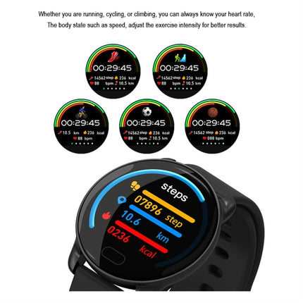 K9 1.22 inch Color Screen TPU Watchband Smart Bracelet, Support Call Reminder/ Heart Rate Monitoring /Blood Pressure Monitoring/ Sleep Monitoring/Blood Oxygen Monitoring (Rose Gold)-garmade.com