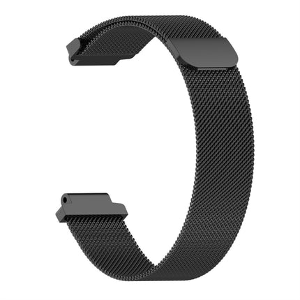 Milanese Wrist Strap Watchband for Garmin Forerunner 235 26cm(Black)-garmade.com