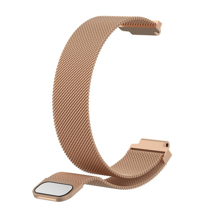 Milanese Wrist Strap Watchband for Garmin Forerunner 235 26cm (Gold)-garmade.com