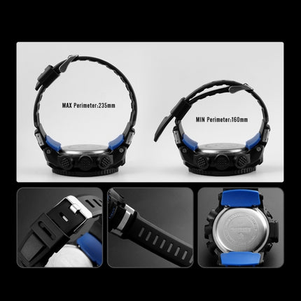 SKMEI 1380 Men Fashionable Outdoor 50m Waterproof Digital Watch Large Dial Sports Wrist Watch(Red)-garmade.com