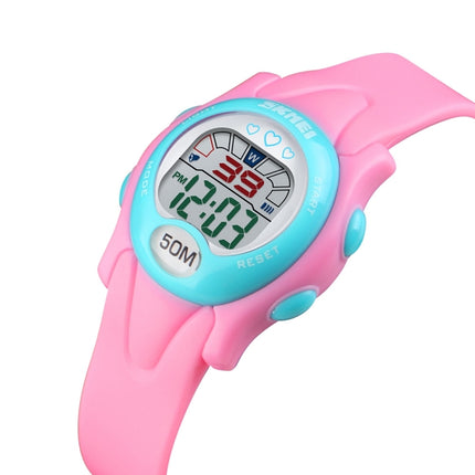 SKMEI 1478 Multifunction Children Digital Watch 50m Waterproof Sports Watch(Pink)-garmade.com