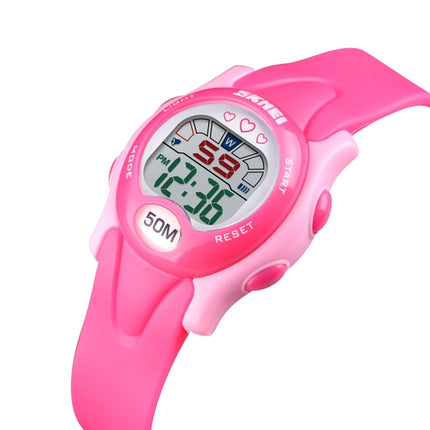 SKMEI 1478 Multifunction Children Digital Watch 50m Waterproof Sports Watch(Rose Red)-garmade.com