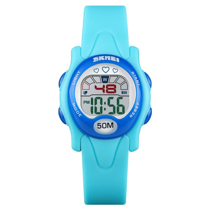 SKMEI 1478 Multifunction Children Digital Watch 50m Waterproof Sports Watch(Baby Blue)-garmade.com