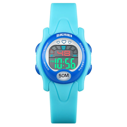 SKMEI 1478 Multifunction Children Digital Watch 50m Waterproof Sports Watch(Baby Blue)-garmade.com