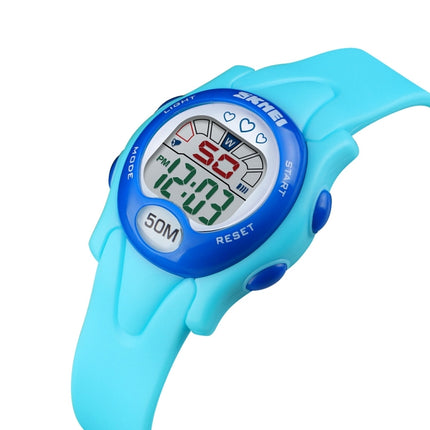 SKMEI 1478 Multifunction Children Digital Watch 50m Waterproof Sports Watch(Baby Blue)-garmade.com