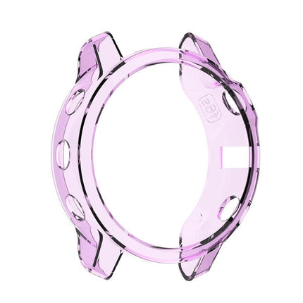 For Garmin Fenix 6s TPU Half Coverage Smart Watch Protevtice Case(Purple)-garmade.com
