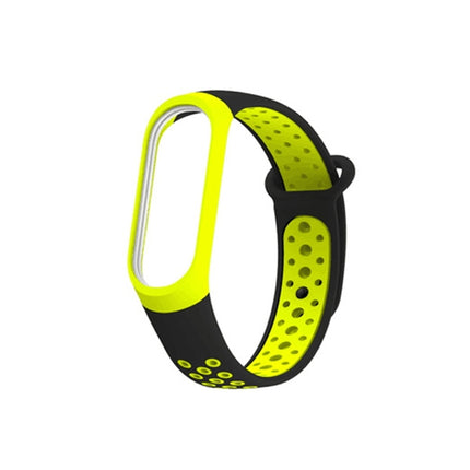 Colorful Silicone Wrist Strap Watch Band for Xiaomi Mi Band 3 & 4 (Green)-garmade.com