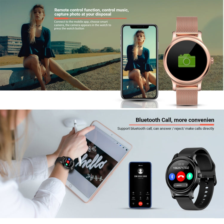 SMA-R2 inches IPS Screen Smart Watch IP65 Waterproof,Support Call /Message Reminder /Dual-mode Bluetooth Sleeping Monitoring /Sedentary