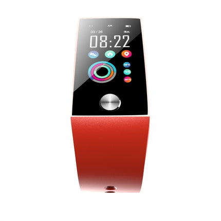 S28 1.14 inch TFT Color Screen IPX67 Waterproof Bluetooth Smartwatch, Support Call Reminder/ Heart Rate Monitoring /Blood Pressure Monitoring/ Sleep Monitoring (Red)-garmade.com