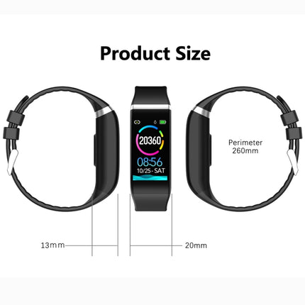 C919 1.14 inch IPX67 Waterproof Smartwatch, Support Call Reminder/ Heart Rate Monitoring /Blood Pressure Monitoring/ Sleep Monitoring (Black)-garmade.com