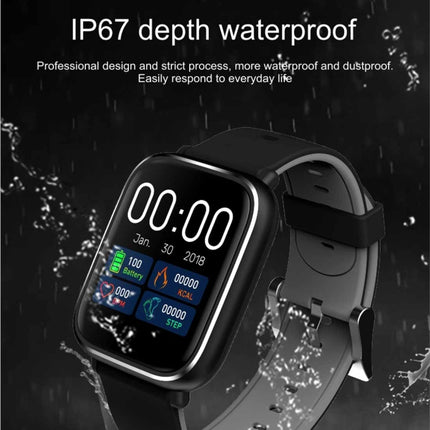 Q58S 1.3 inch TFT Touch Screen IP67 Waterproof Smartwatch, Support Call Reminder/ Heart Rate Monitoring /Blood Pressure Monitoring/ Sleep Monitoring (Red)-garmade.com