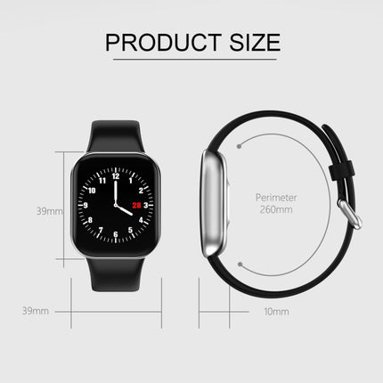 X16 1.3 inch TFT Color Screen IP67 Waterproof Bluetooth Smartwatch, Support Call Reminder/ Heart Rate Monitoring /Blood Pressure Monitoring/ Sleep Monitoring(Black)-garmade.com