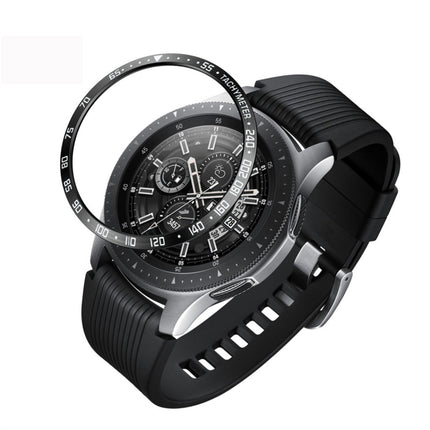Dial Steel Protective Frame for Galaxy Watch 42mm (Black White)-garmade.com