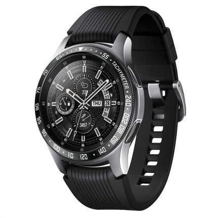 Dial Steel Protective Frame for Galaxy Watch 42mm (Black White)-garmade.com