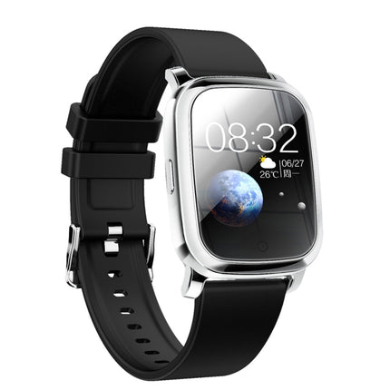 CV06 1.3 inch TFT Color Screen TPU Watch Strap Smart Bracelet, Support Call Reminder/ Heart Rate Monitoring /Blood Pressure Monitoring/ Sleep Monitoring/Blood Oxygen Monitoring (Black Silver)-garmade.com