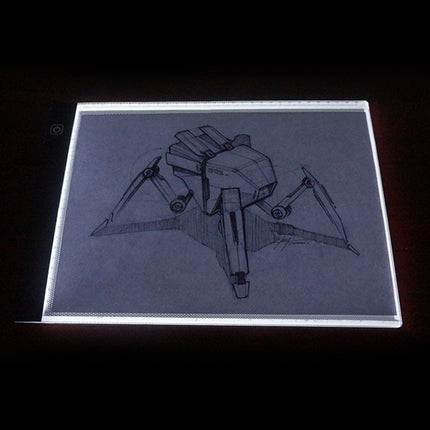 3.5W 5V LED USB Three Level of Brightness Dimmable A4 Acrylic Scale Copy Boards Anime Sketch Drawing Sketchpad-garmade.com