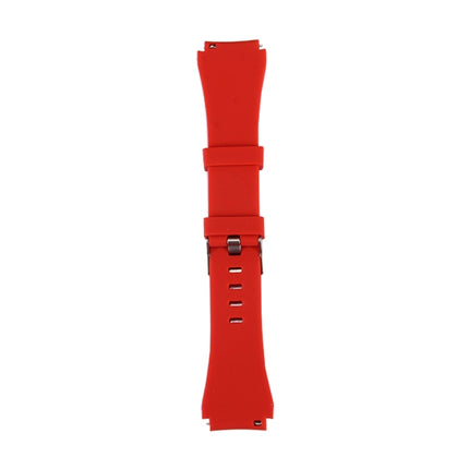 For Samsung Gear S3 Classic Smart Watch Silicone Watchband, Length: about 22.4cm(Red)-garmade.com