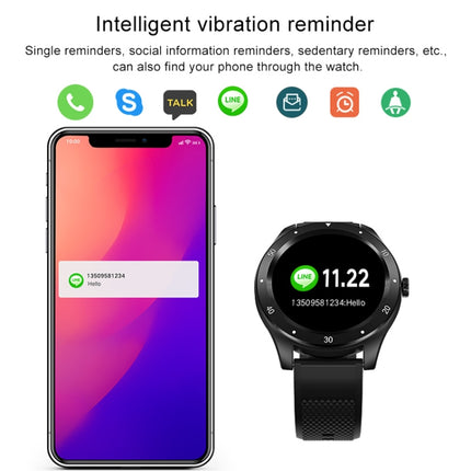 S6 1.3 inch IPS Color Screen Smart Watch, Support Heart Rate Monitoring / Blood Pressure Monitoring / Sleep Monitoring / Female Physiological Cycle (Black)-garmade.com