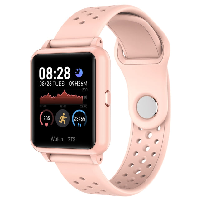 P8 1.3 inch IPS Color Screen Smart Watch, Support Heart Rate Monitoring / Blood Pressure Monitoring / Sleep Monitoring / Blood Oxygen Monitoring(Pink)-garmade.com