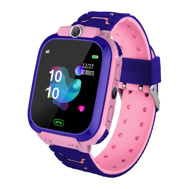 Q12B 1.44 inch Color Screen Smartwatch for Children, Support LBS Positioning / Two-way Dialing / One-key First-aid / Voice Monitoring / Setracker APP (Pink)-garmade.com