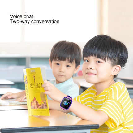 Q12B 1.44 inch Color Screen Smartwatch for Children, Support LBS Positioning / Two-way Dialing / One-key First-aid / Voice Monitoring / Setracker APP (Blue)-garmade.com