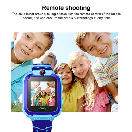 Q12 1.44 inch Color Screen Smartwatch for Children, Not Waterproof, Support LBS Positioning / Two-way Dialing / SOS / Voice Monitoring / Setracker APP (Pink)-garmade.com