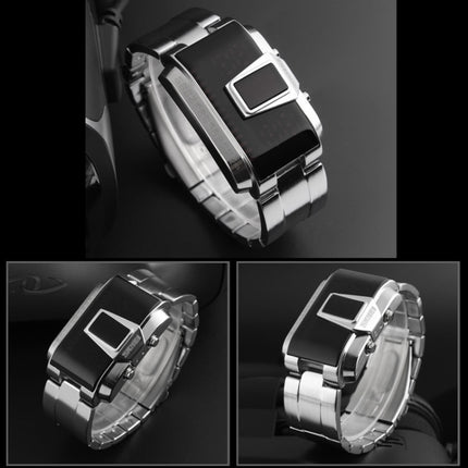 SKMEI 1179 Multifunctional Men Outdoor Sports Noctilucent Waterproof LED Digital Watch(Silver)-garmade.com