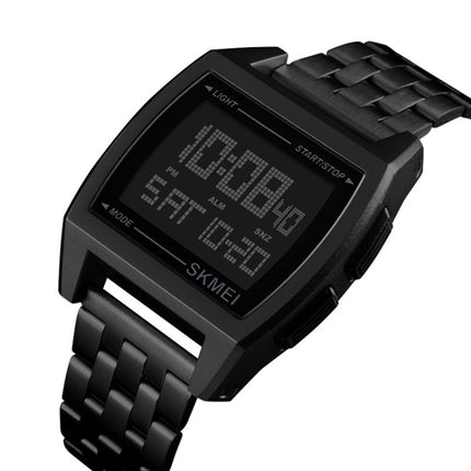 SKMEI 1368 Multifunctional Men Outdoor Sports Noctilucent Waterproof Digital Watch(Black)-garmade.com