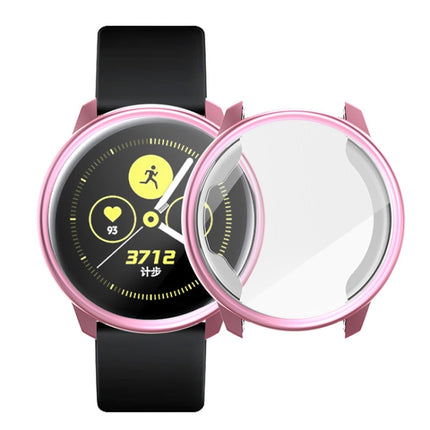 For Samsung Active Watch Full Coverage TPU Protective Case (Pink)-garmade.com