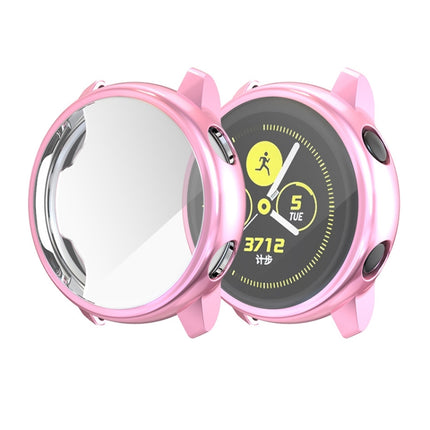 For Samsung Active Watch Full Coverage TPU Protective Case (Pink)-garmade.com