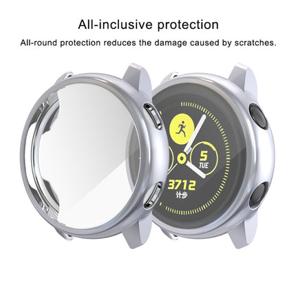 For Samsung Active Watch Full Coverage TPU Protective Case (Grey)-garmade.com
